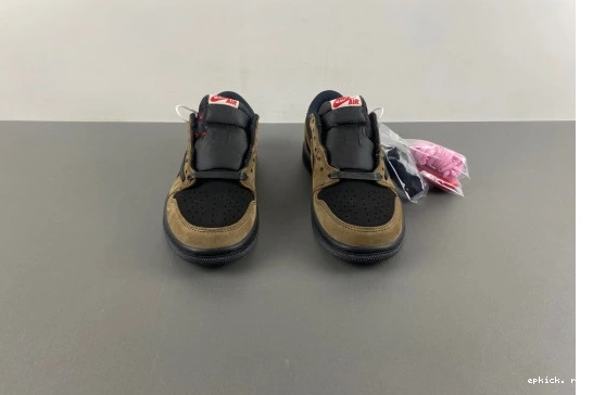 Rep EP 1 SP Brown TRAVIS JORDAN SCOTT RETRO LOW  OG DM7866-2002 DM7866-2002 0301